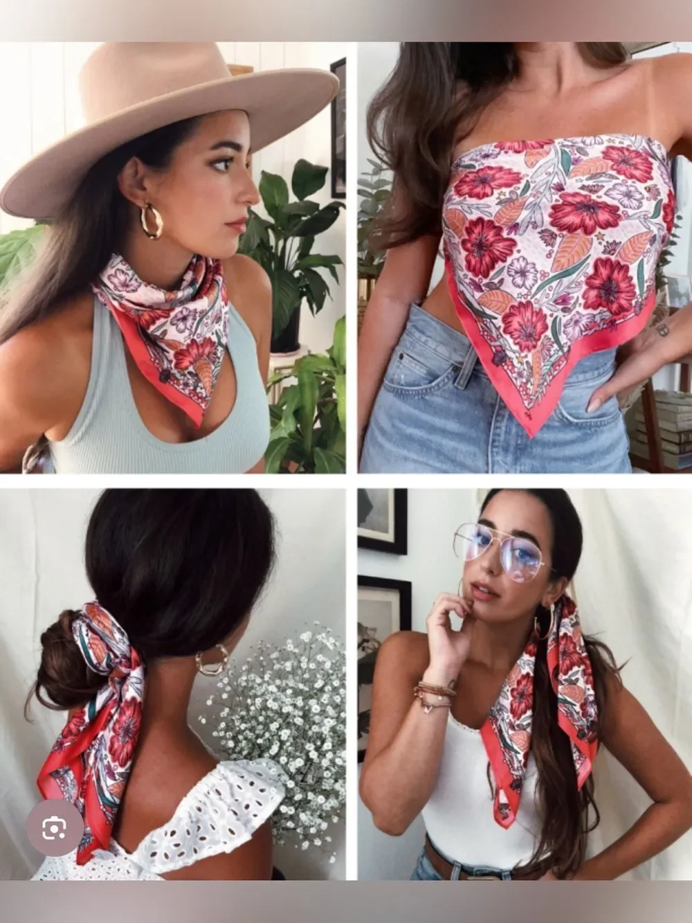 Nautical Print Headscarf S161